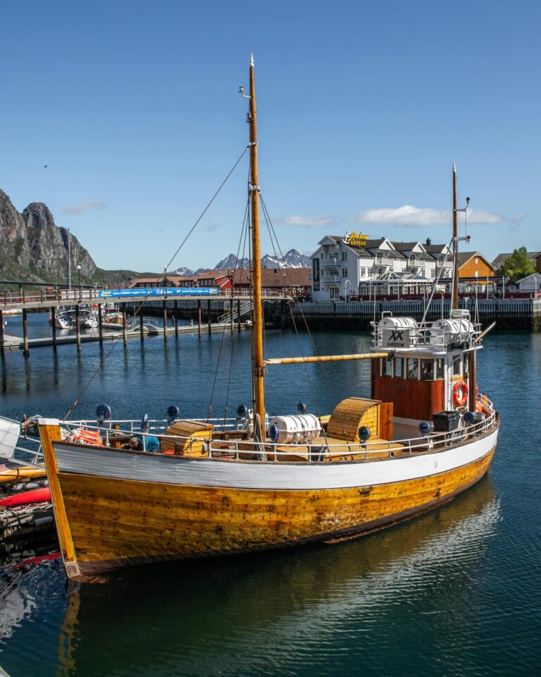 fotografia barca alle Isole Lofoten